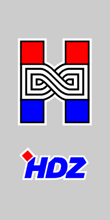 [Former flag of HDZ]